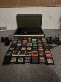 Atari CX-2600 CR "Vader" Console w/ 43 Games, 4 Controllers **TESTED & WORKING**