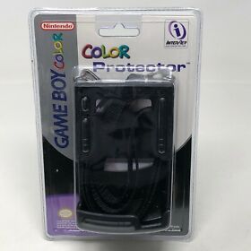 Nintendo Game Boy Color Protector Case Skin Rubber Black / Clear - Brand New