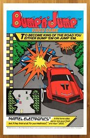 1983 Bump N Jump Atari 2600 Vintage Print Ad/Poster NES Video Game Promo Art 80s