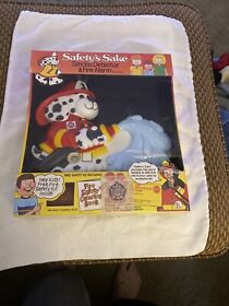 Funtech Safety's Sake Smoke Detector Fire Alarm Petey The Puppy 1989 Sealed
