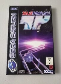 True Pinball - Sega Saturn (SS) Game *W/ Manual - PAL - Free Tracking*