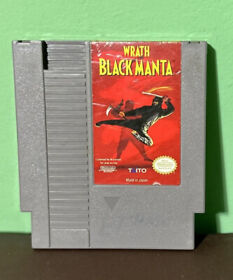 NES Wrath Of The Black Manta Authentic Video Game Cartridge Nintendo Cart Only