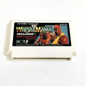 WWF WRESTLE MANIA CHALLENGE Famicom Cartridge Nintendo Japanese NES Hogan