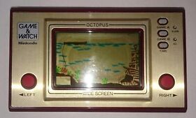 Nintendo Game and Watch OCTOPUS OC-22 Wide Screen Console 1981 Vintage Beauty
