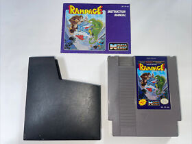 Rampage - Nintendo NES Game Authentic with instructions 