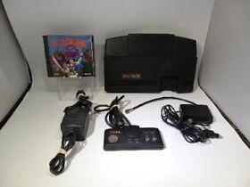 TurboGrafx-16 TG-16 Console Turbo OEM controller/cables Keith Courage #ML