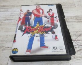 Neo Geo AES Real Bout Fatal Fury Special Japanese Version Box with Manual F/S