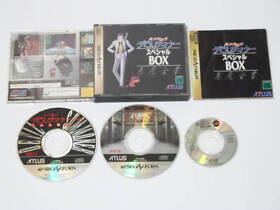 Sega Saturn Shin Megami Tensei Devil Summoner Special Box Complete Book w2