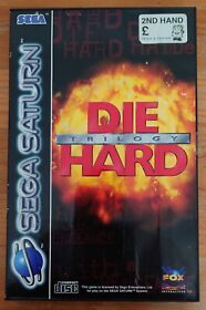 Die Hard Trilogy game, Sega Saturn - Boxed Complete w/ Manual - PAL