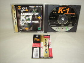 Sega Saturn LEGEND OF K-1 GRAND PRIX 96 with Spine * K1 ss