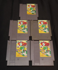 Lot of 5x Yoshi Cartridges for the Nintendo NES Tested Working