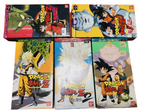 Dragon Ball Z Super Butoden 1 2 3 Hyper Dimension Gokuden Famicom Lot 5 JAPAN