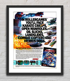 Rollergames Nintendo NES Glossy Promo Ad Poster Unframed G2151
