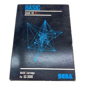 BASIC Level III 3 B for Sega SC-3000 w/ Box B-40