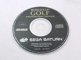 Mint Disc Only Sega Saturn World Cup Golf Professional Edition VII-261