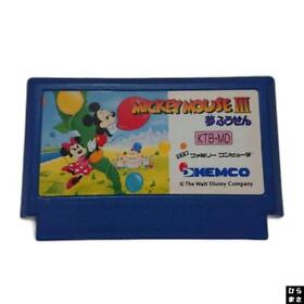Famicom MICKEY MOUSE III 3 Yume Fuusen Cartridge Only Nintendo Only Cartridge