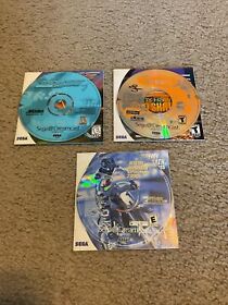 ¡Lote de 3 juegos de Sega Dreamcast! ¡Tony Hawk's, estilo truco, Jeremy McGrath! ¡PROBADO!