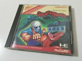 Namcot Splatter House PC Engine HuCard Good Condition Shipping from Japan Rare 
