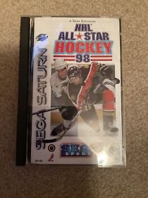 NHL All-Star Hockey 98 (Sega Saturn, 1998) Complete - Box, CD, Manual