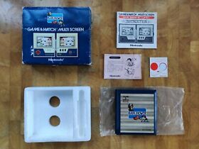 ⭐⭐⭐⭐⭐Rare **RAIN SHOWER** Nintendo game and watch 1983 LP-57 boxed with papers!!