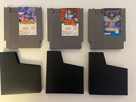 Mega Man 1, 2 and 3 for Nintendo NES!  Tested and working. All UKV. With Sleeves