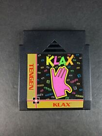 Klax Tengen Cart (Nintendo NES, 1990) Authentic Tengen Game Cartridge TESTED