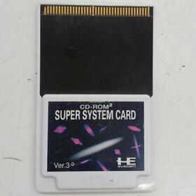 Nec Cd-Rom2 Super System Card PC Engine Software