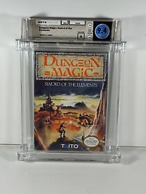 Dungeon Magic New Nintendo NES Factory Sealed WATA Grade 9.4 A Mint Rare