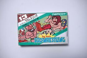 Famicom Tag Team Pro Wrestling boxed Japan FC game US Seller