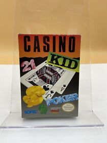 Casino Kid Nintendo Entertainment System NES With Box & Insert Not Tested