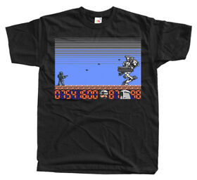 Robocop 2 FINAL BATTLE screen NES game T shirt BLACK S-5XL ALL SIZES NEW!!!