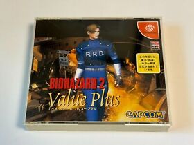BIOHAZARD 2 Value Plus Resident Evil Dreamcast DC CAPCOM JAPAN import NTSC-J (Ja