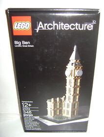 NEW 21013 Lego ARCHITECTURE Big Ben London Building Toy SEALED BOX RETIRED A