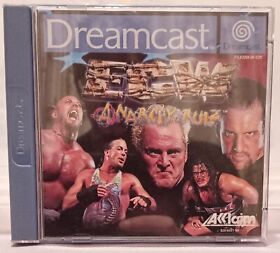 ECW Anarchy Rulz (Sega Dreamcast) 2000 Excellent Condition With Manual 
