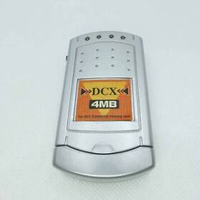 Sega Dreamcast DCX GAME Series 2MB Compatible Memory Card NO cap 2716 Silver