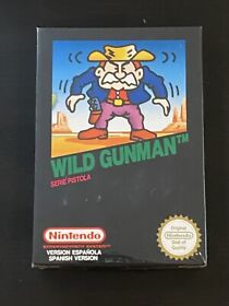 NES Wild Gunman (Spanish version) Sealed