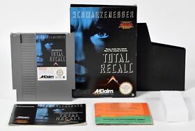 Nintendo NES, Schwarzenegger: Total Recall, NES-L4-NOE, IMBALLO ORIGINALE, istruzioni