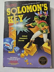 Tecmo Solomon's Key (NES Nintendo) Complete in box Pre-owned + Tested