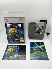 TIME LORD Nintendo NES Timelord Complete CIB W POSTER Rare Nice!