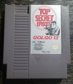 Golgo 13: Top Secret Episode, Nintendo NES, Authentic 
