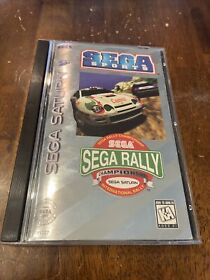 Sega Rally Championship (Sega Saturn, 1995) Sega Sports Disc Case Manual