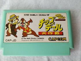 Chip 'n Dale 1 Rescue Rangers Nintendo Famicom game cartridge only -c0628-
