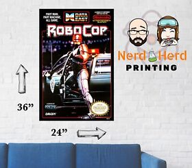 Robocop NES Box Art Wall Poster Multiple Sizes 11x17-24x36