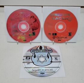 Sega Dreamcast Lot of 3: Rippin' Riders, Razor & Demolition Racer No Exit *READ*
