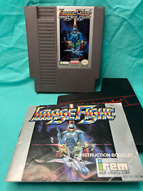 Image Fight (Nintendo NES 1990) Authentic Cleaned & Works + Dust Sleeve BOOKLET!
