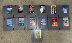 Nintendo NES  Games , Dick Tracy, Wrestle Mania, + More Lot 13 Games