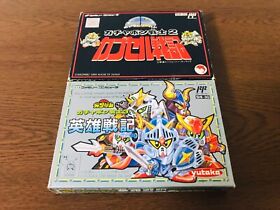 (Set of 2) Nintendo Famicom SD Gundam Gachapon Senshi 2 3 Capsule Senki Japan