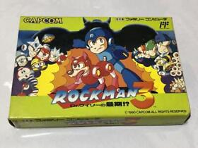 Fixed Famicom Rockman 3 Dr. Wily'S End Reverse Printing Box Theory