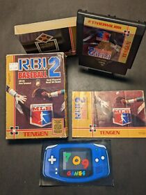 RBI R.B.I. Baseball 2 (Nintendo Entertainment System, 1990) NES CIB COMPLETE