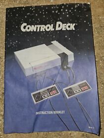 Nintendo NES Control Deck Console INSTRUCTION MANUAL ONLY! Booklet REV-7